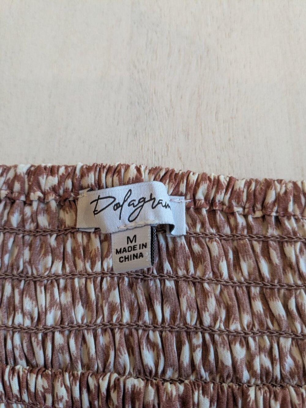 Smocked Dress with Design - lined - Picture 3 of 4